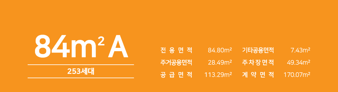 84A 타입 평면1